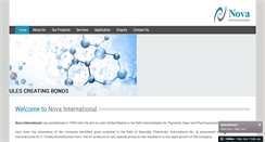 Desktop Screenshot of novainternational.net