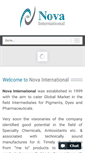 Mobile Screenshot of novainternational.net